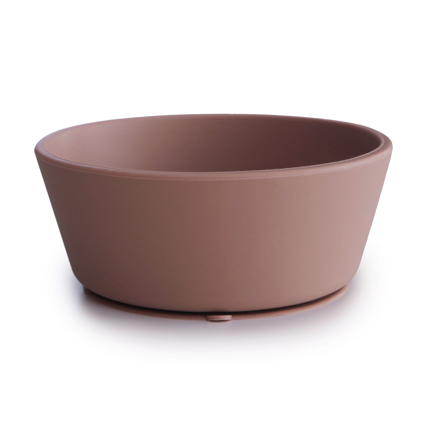 Silicone Suction Bowl silicone tableware Mushie Cloudy Mauve 