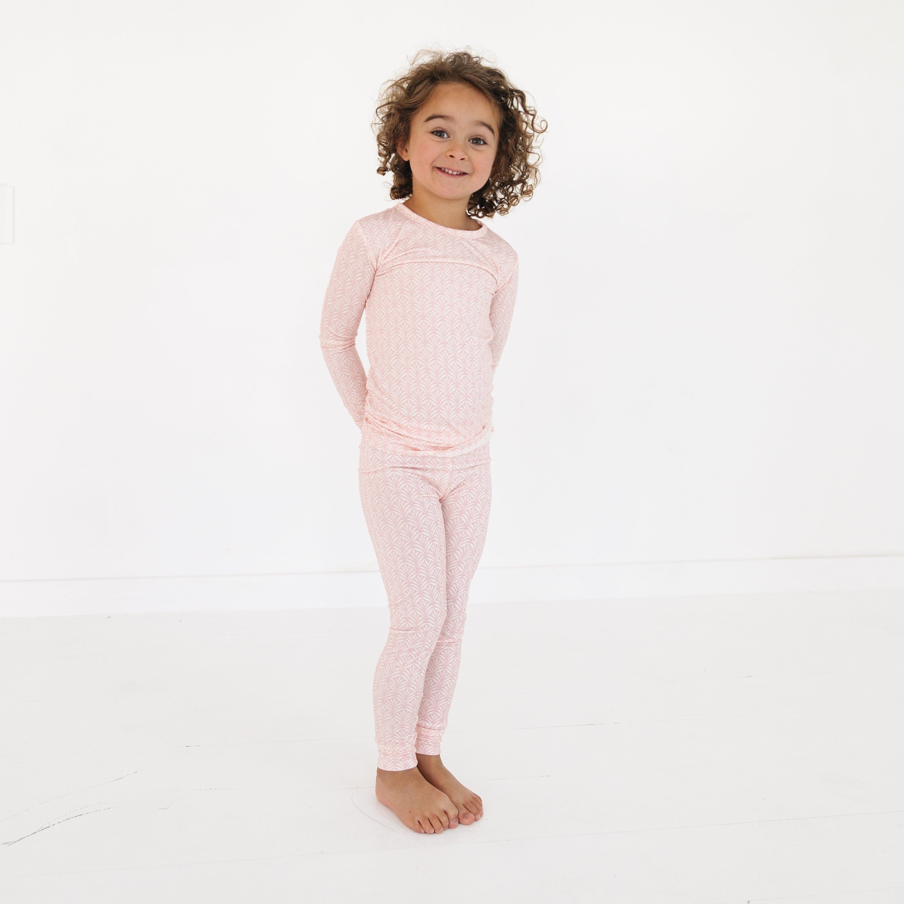 Pink Symphony Bamboo Toddler Pajama Set Motette 