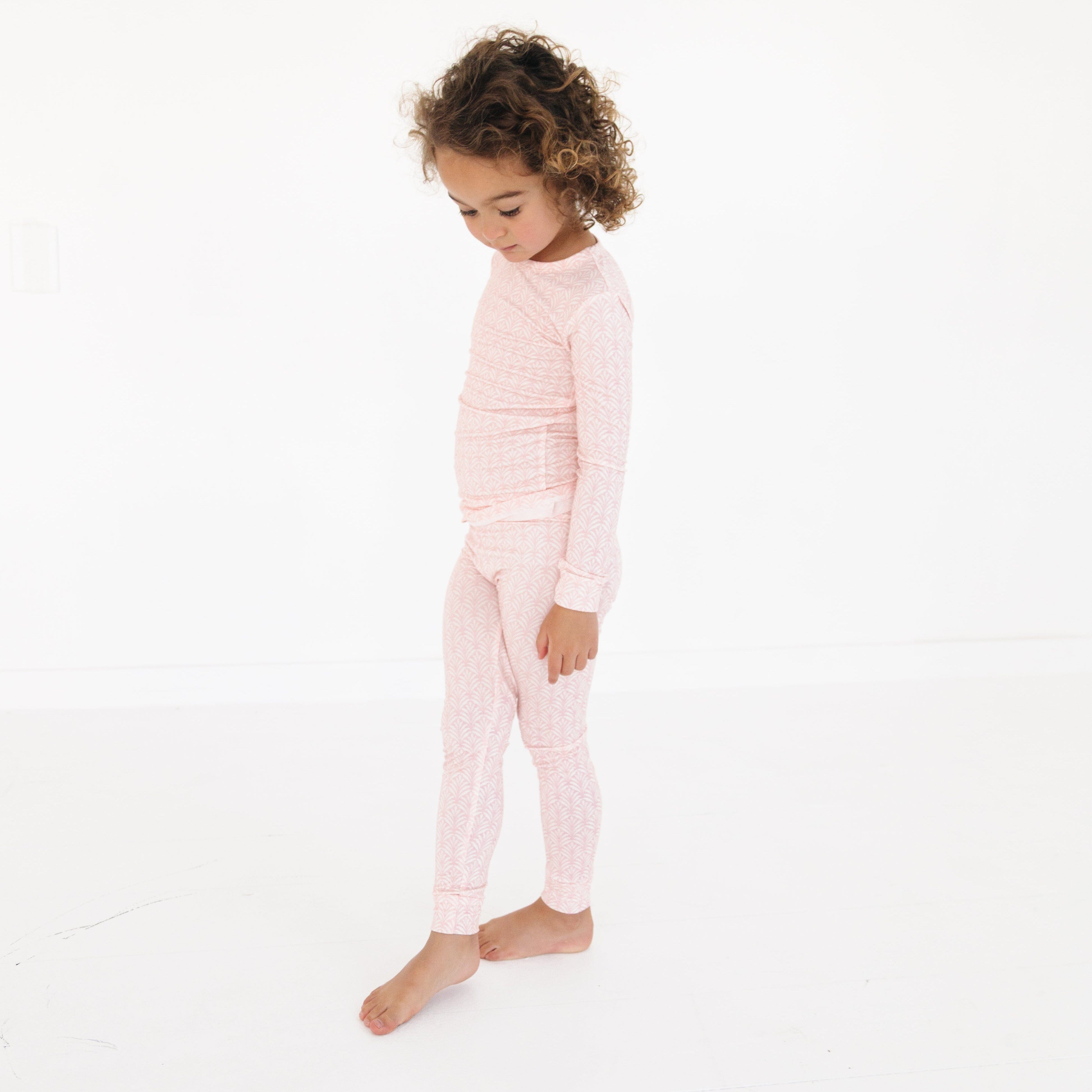 Pink Symphony Bamboo Toddler Pajama Set Motette 