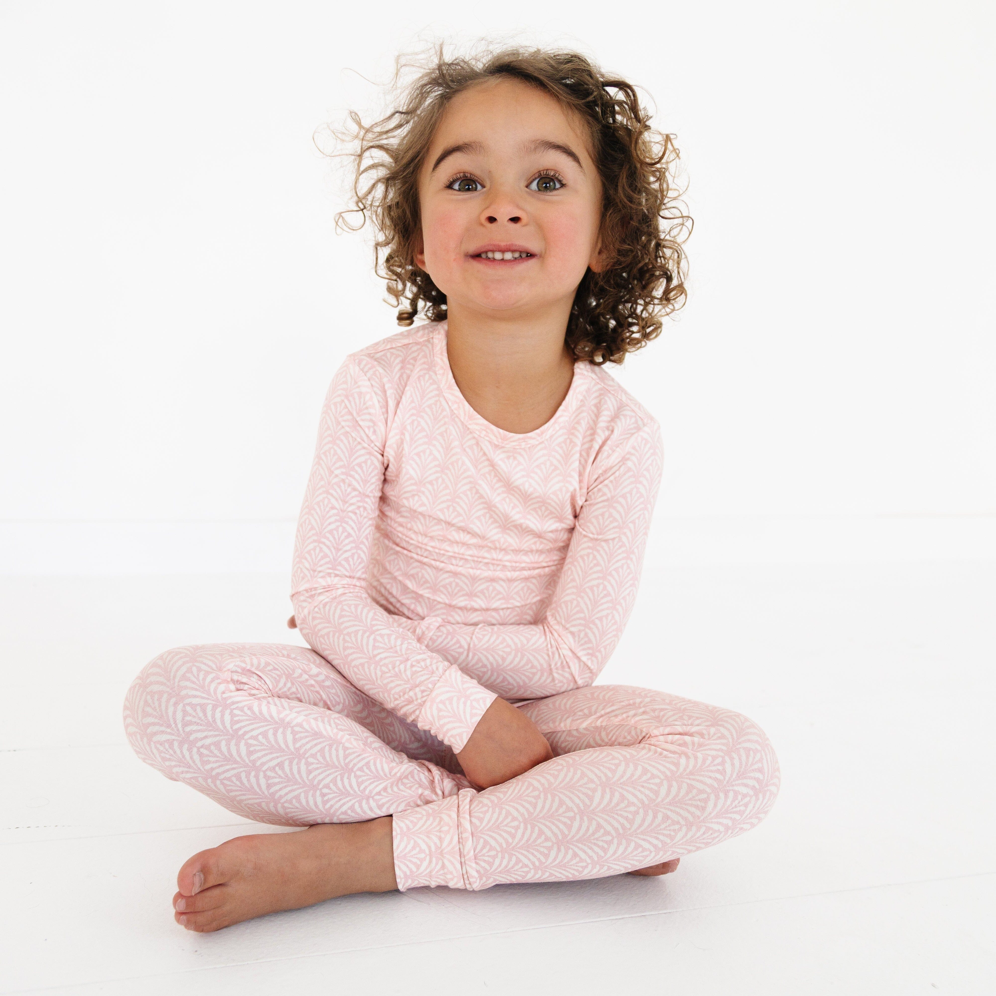 Pink Symphony Bamboo Toddler Pajama Set Motette 