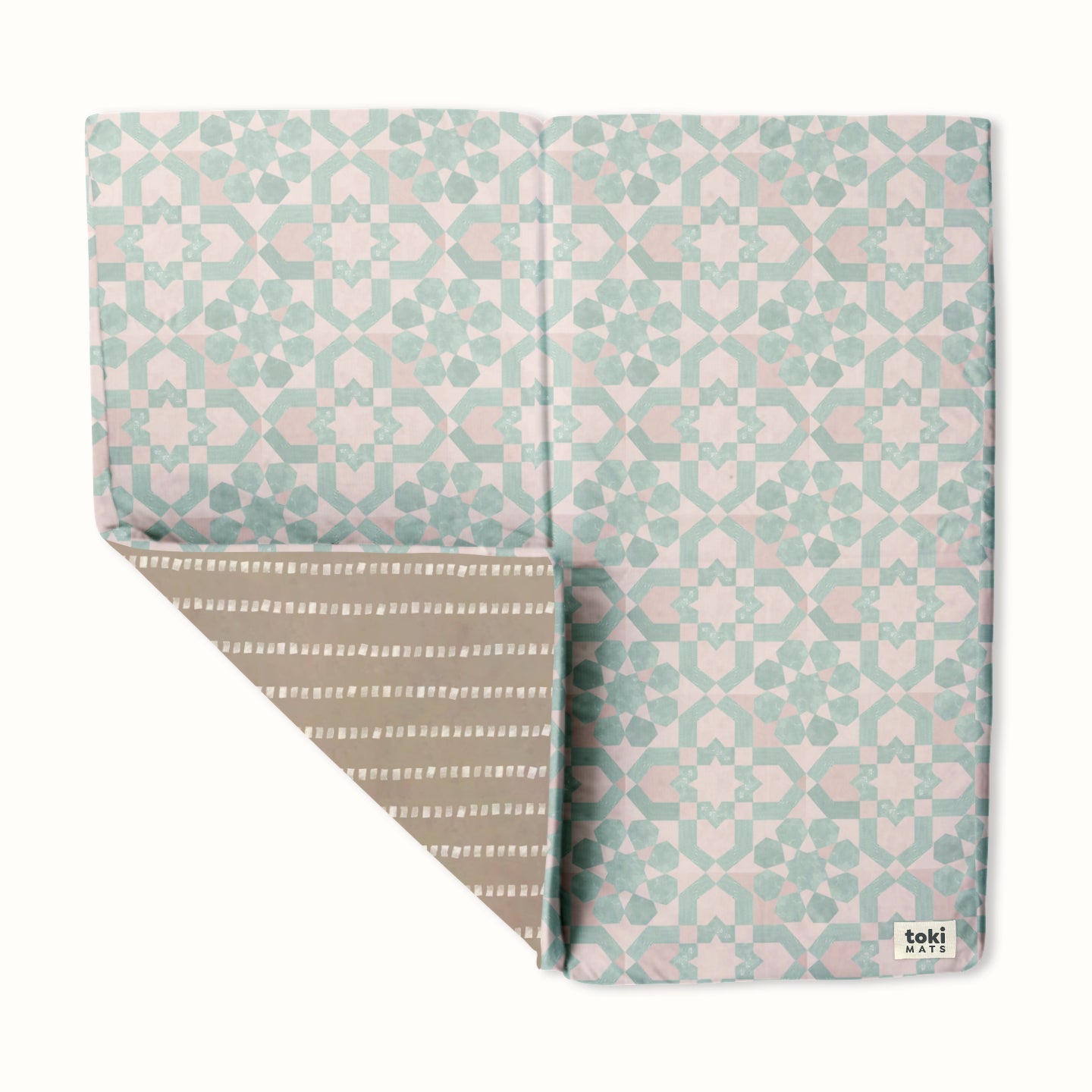 Green Tile Organic Cotton Mat