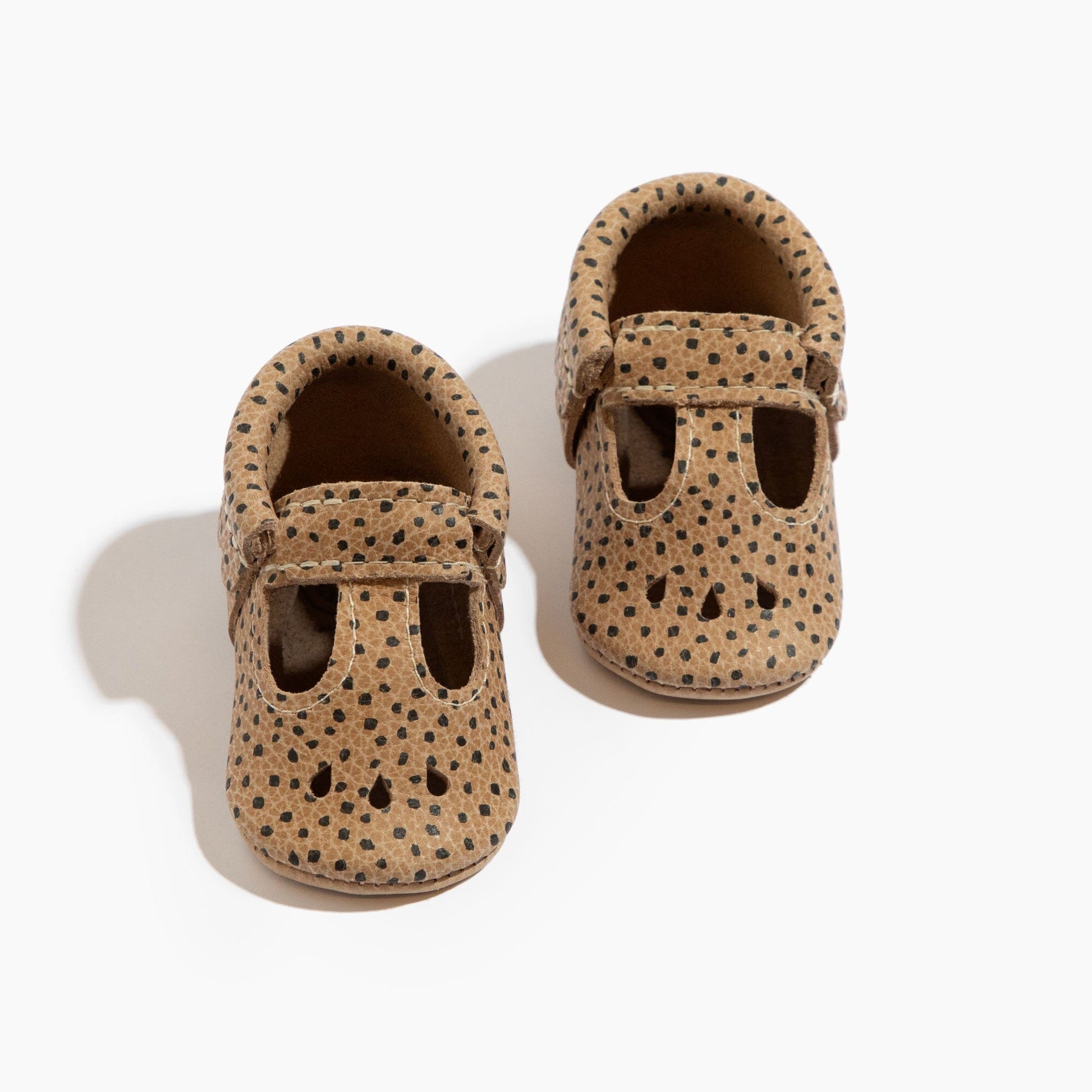 Almond Speckles Mary Jane Baby Shoe Mary Jane Soft Sole 