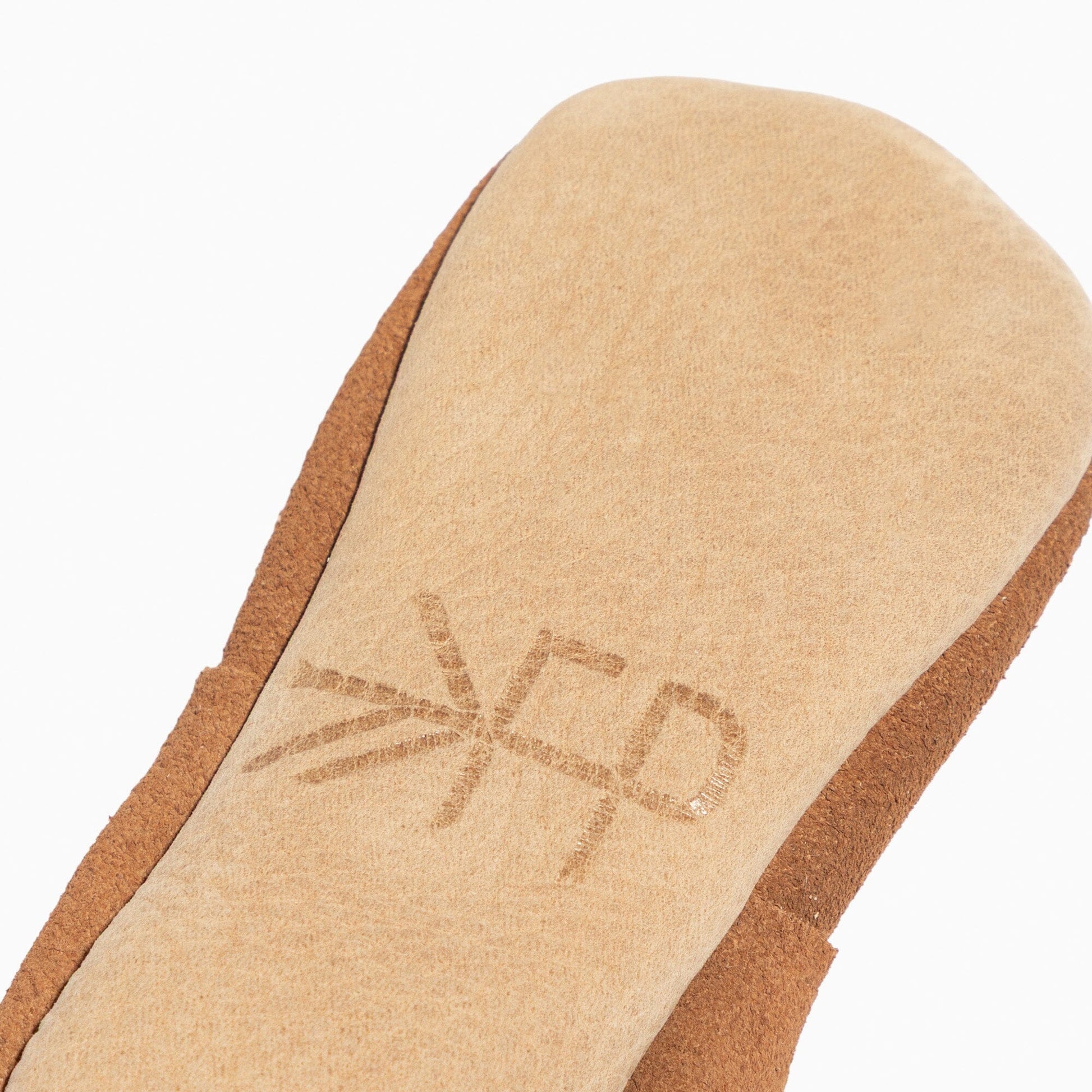 Amber Suede Shearling Baby Shoe Shearling Mocc Soft Sole 
