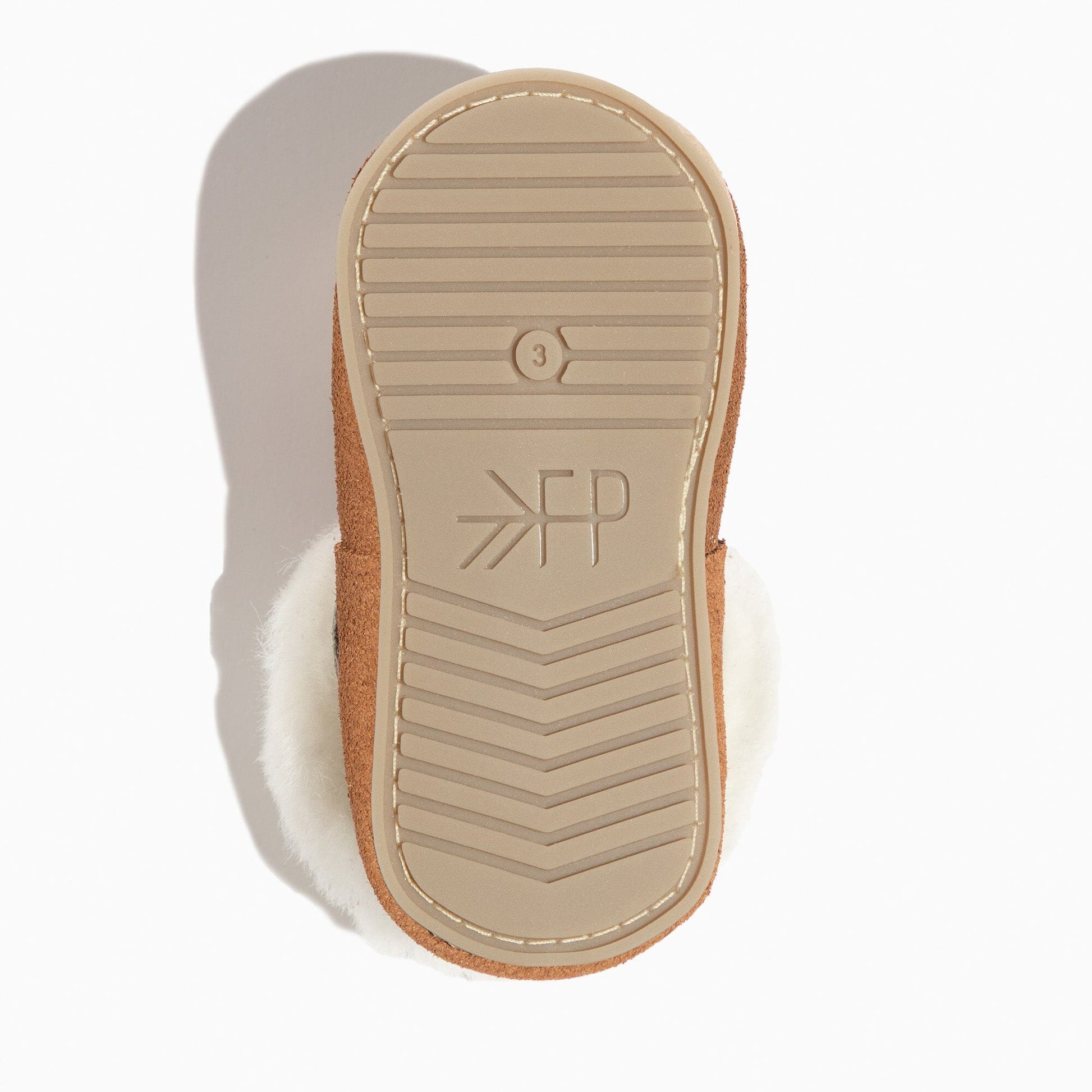 Amber Suede Shearling Baby Shoe Shearling Mocc Soft Sole 