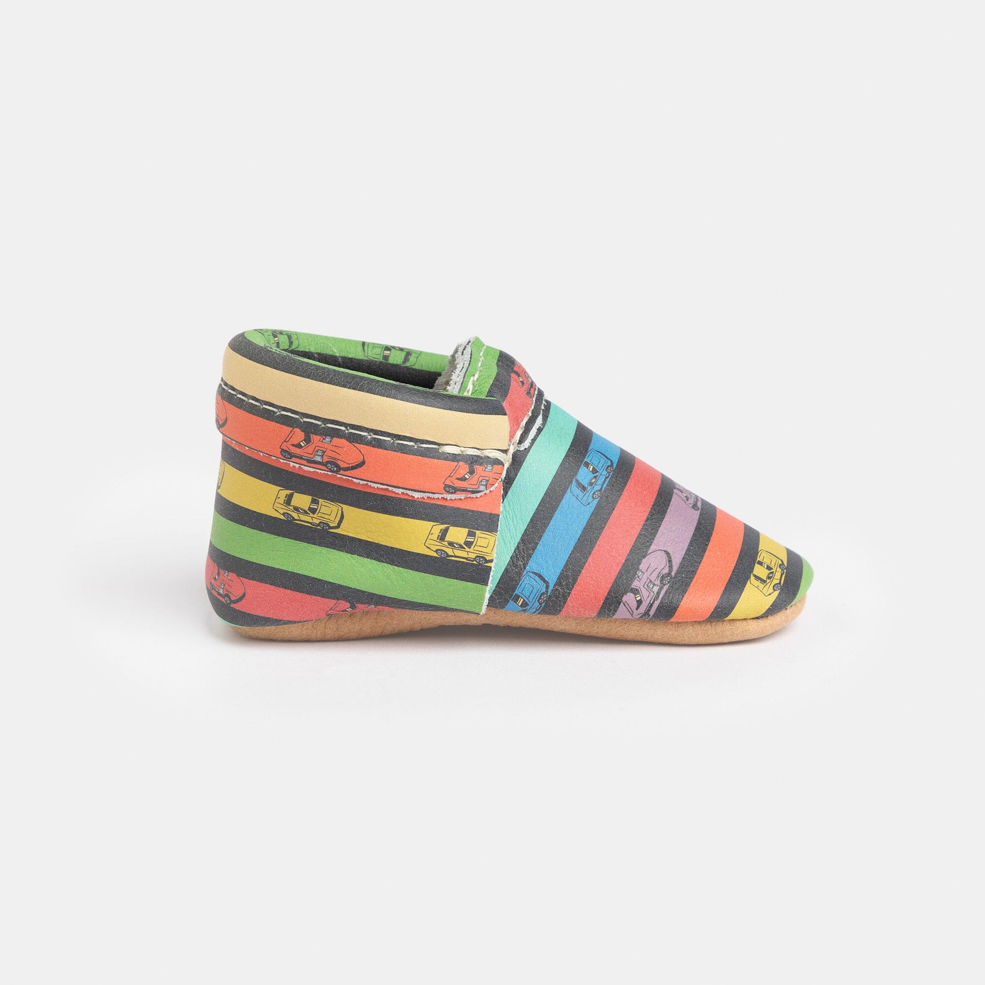 Rainbow Hot Wheels™ City Baby Shoes City Mocc Soft Sole 