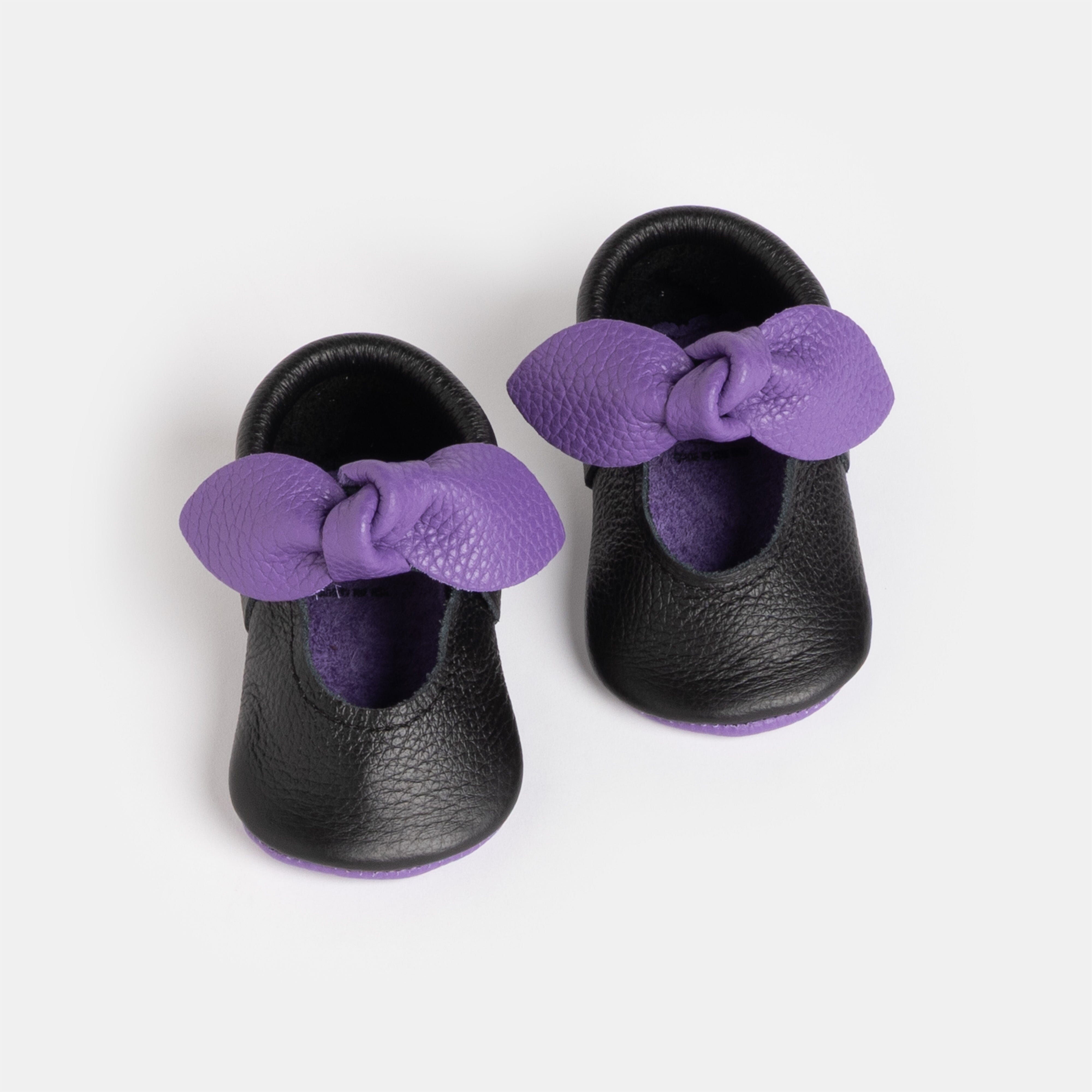 Bewitching Knotted Bow Baby Shoe Knotted Bow Mocc Soft Sole 