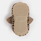 Cheetah Knotted Bow Baby Shoe Knotted Bow Mocc Soft Sole 