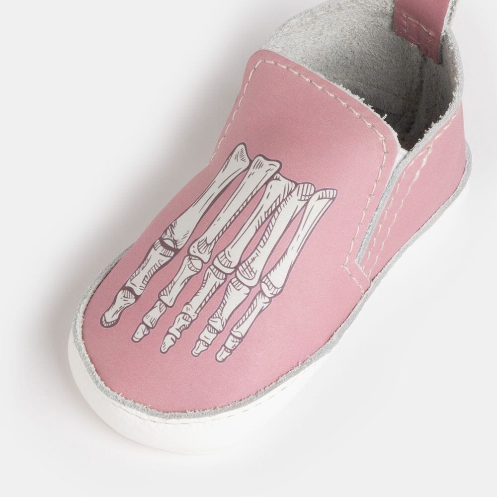 Lady Bones Slip On Baby Shoe Slip On Soft Sole 