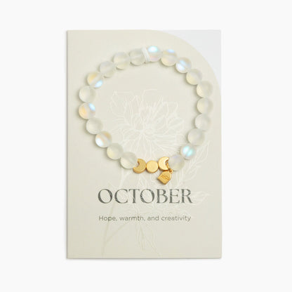 October Birthstone Bracelet Birthstone Bracelet Jewelry 