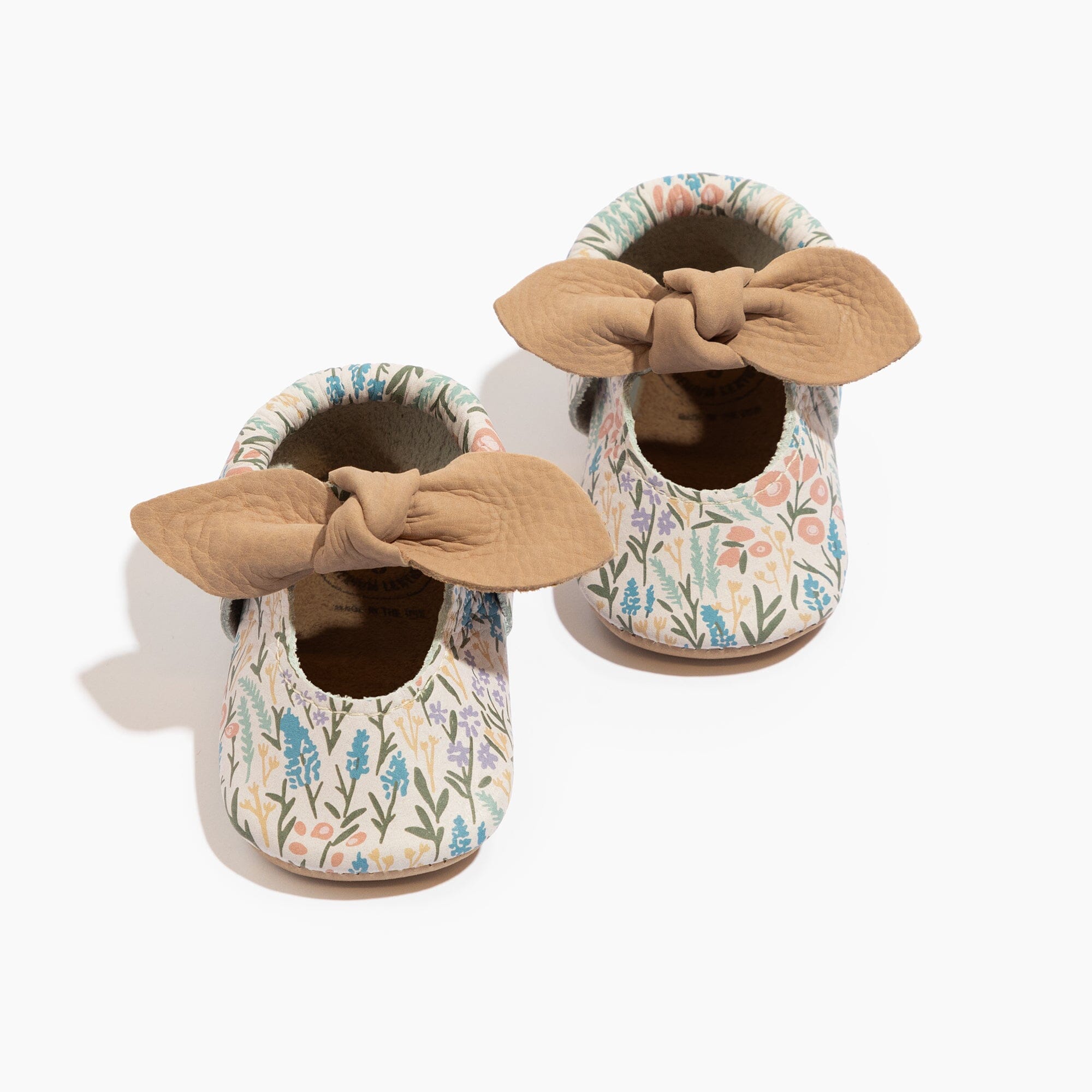 Bloom Knotted Bow Baby Moccasins Stylish Baby Shoes Freshly Picked