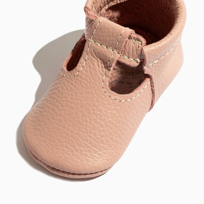 Blush T-Bar Baby Shoe T-Bar Soft Sole 