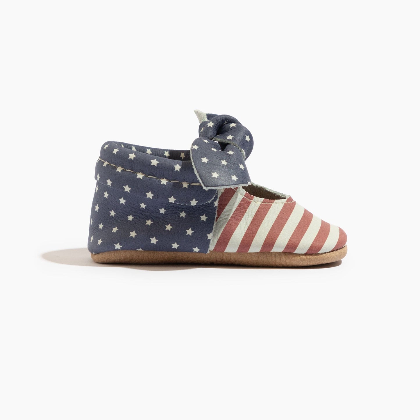 Born in the USA Knotted Bow Mocc Knotted Bow Mocc Soft Sole 