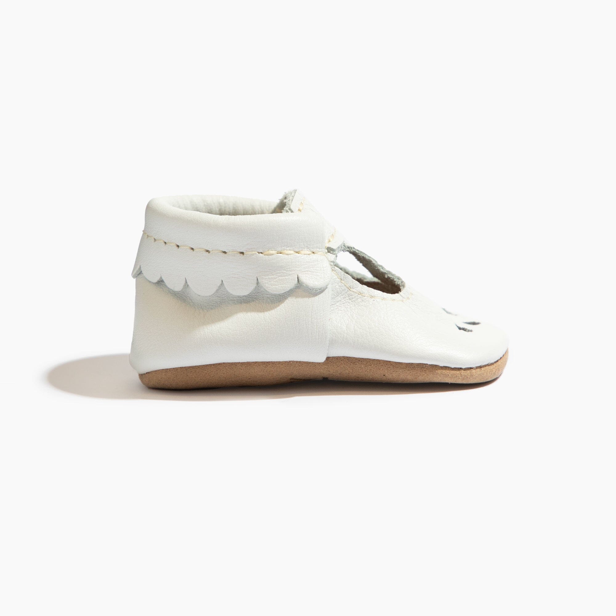 Toasted Bright White Mary Jane Baby Shoe Mary Jane Soft Sole 