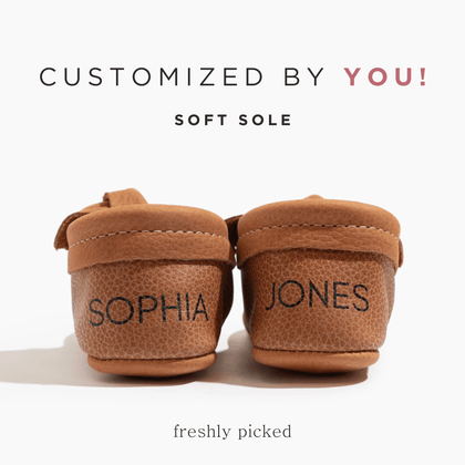 Custom Soft Sole Baby Shoe Custom Mocc Soft Sole 