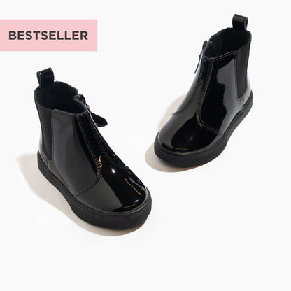 Black Patent Chelsea Boot II Sneaker Kids -Chelsea Boot Sneaker Kids Sneaker II 