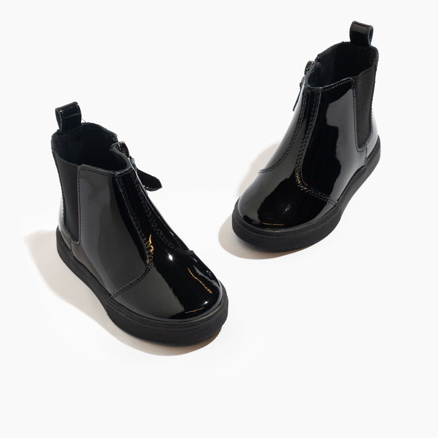 Black Patent Chelsea Boot II Sneaker Kids -Chelsea Boot Sneaker Kids Sneaker II 