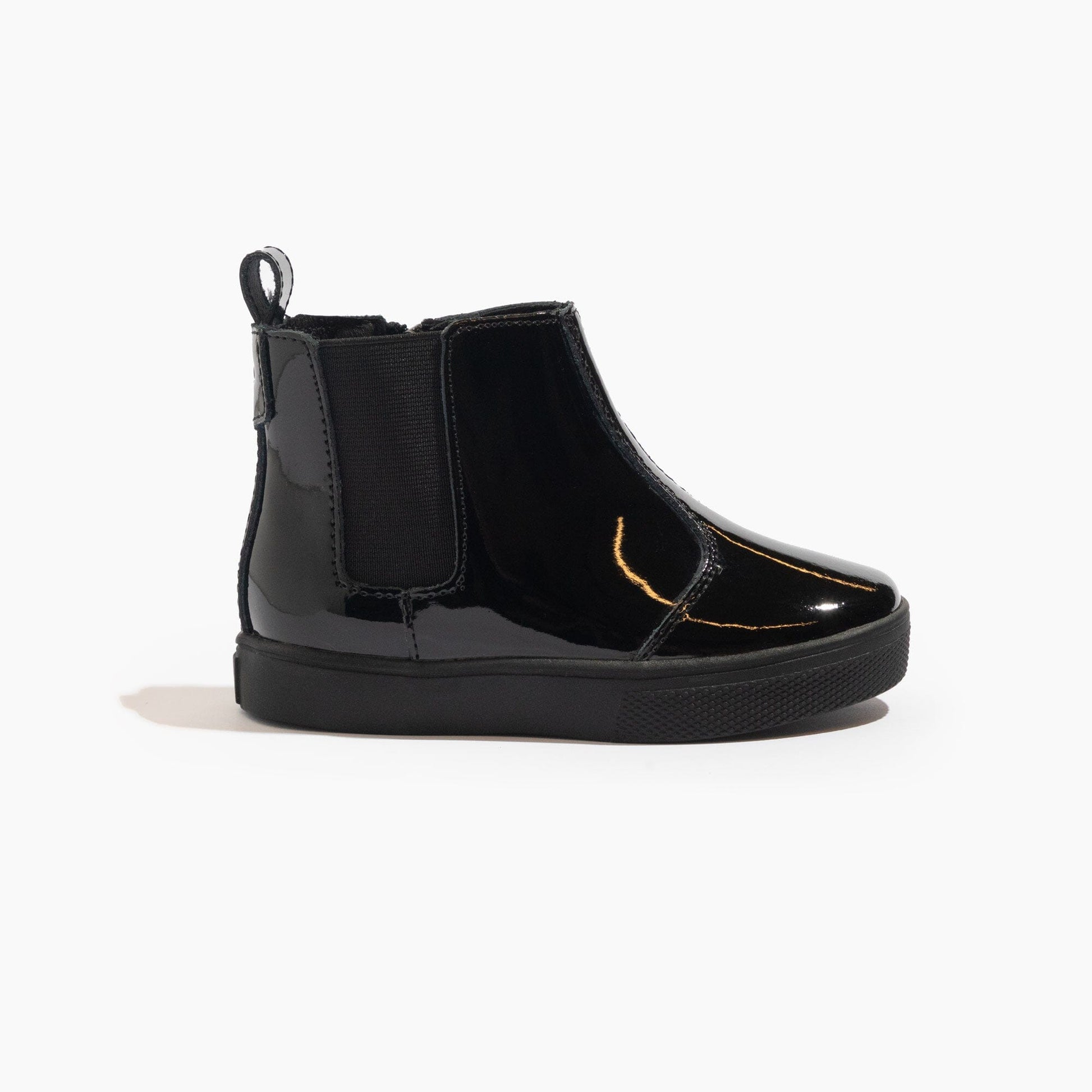 Black Patent Chelsea Boot II Sneaker Kids -Chelsea Boot Sneaker Kids Sneaker II 