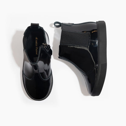 Black Patent Chelsea Boot II Sneaker Kids -Chelsea Boot Sneaker Kids Sneaker II 