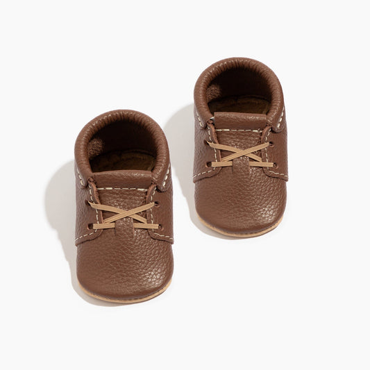 Chestnut Oxford Baby Shoe Oxford Soft Sole 