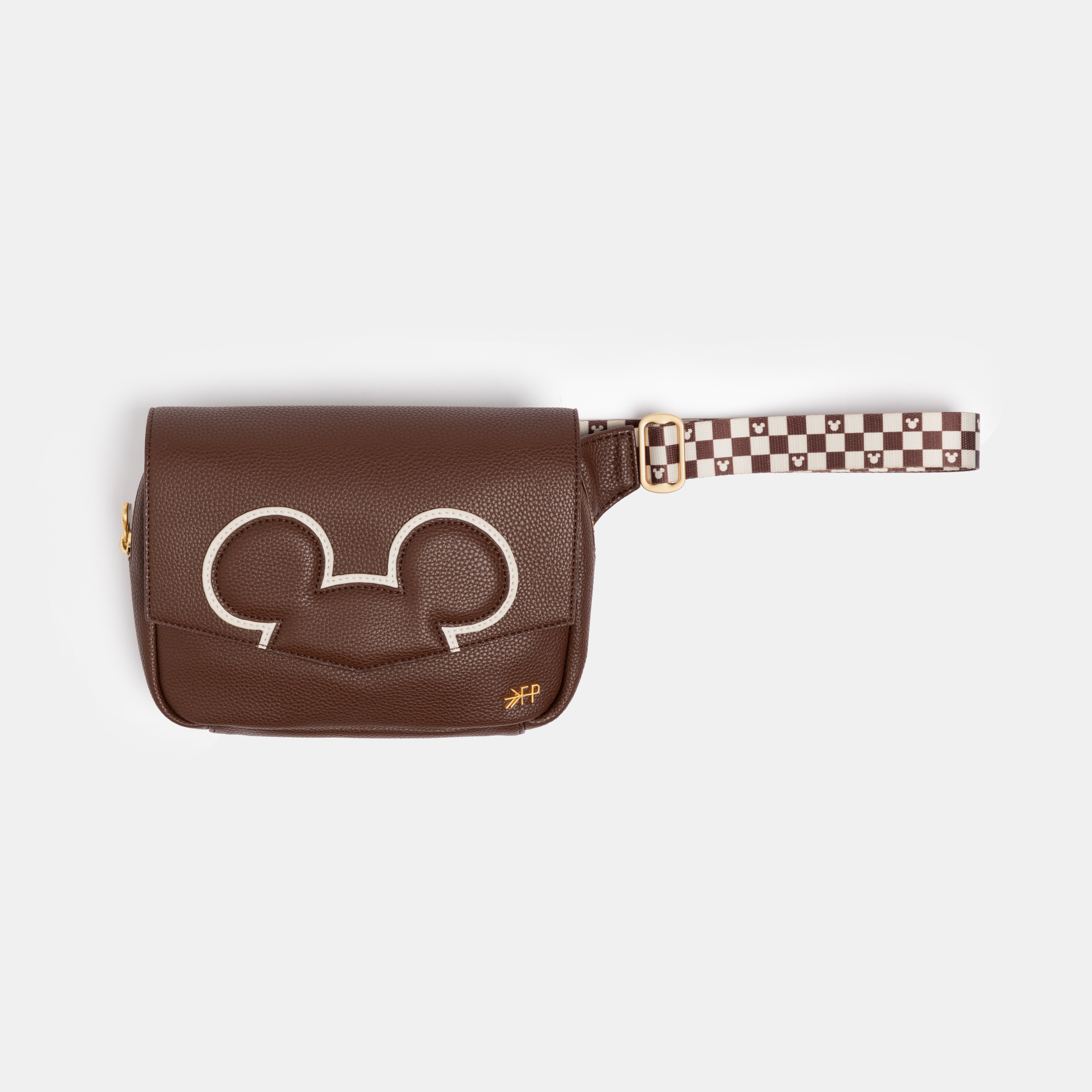 Disney Mocha Mickey Mouse Fanny Pack | Disney Crossbody Bag For