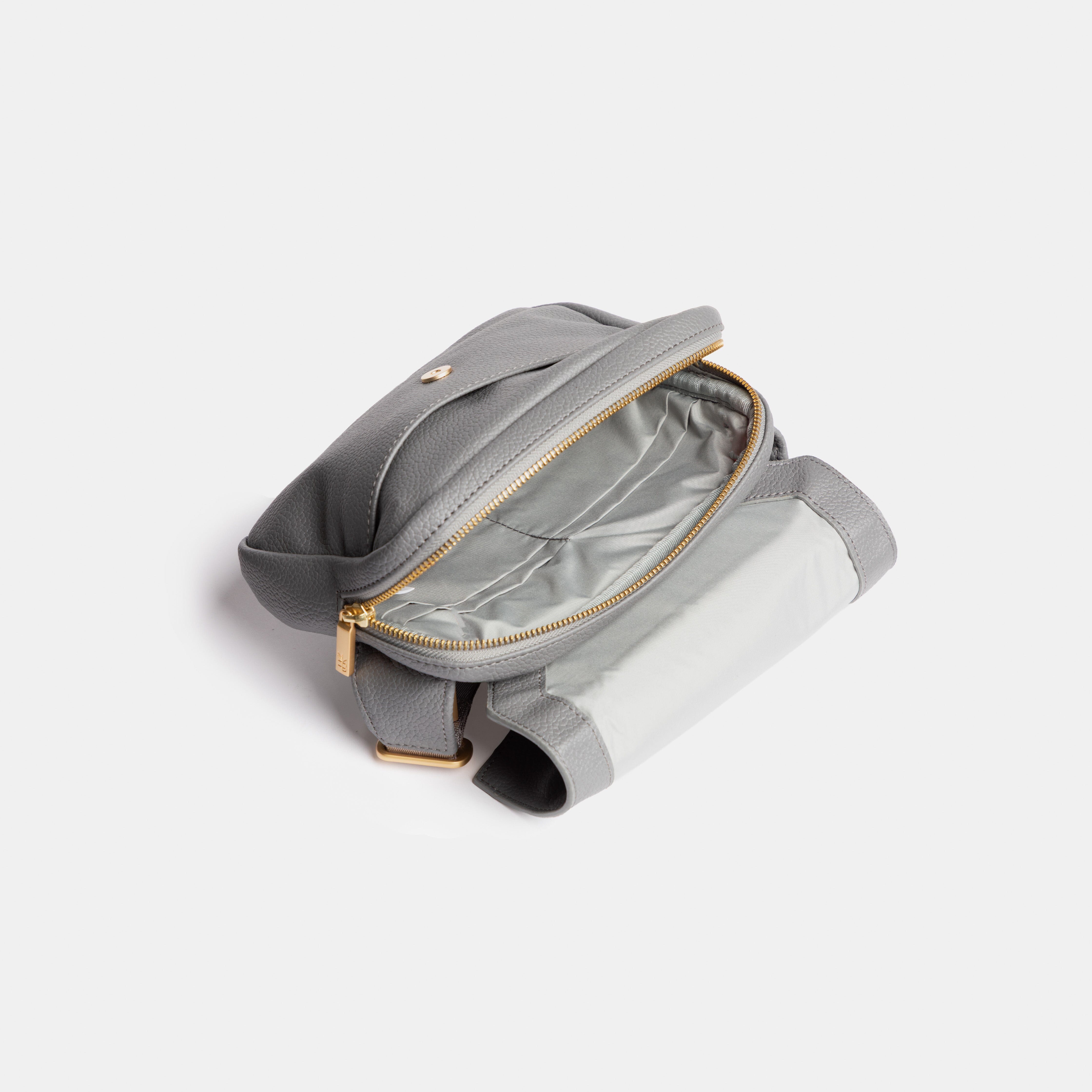 バッグ STONE  Nylon l Fanny Pack Stone Classic Park Fanny Pack | Grey Crossbody Fanny Pack