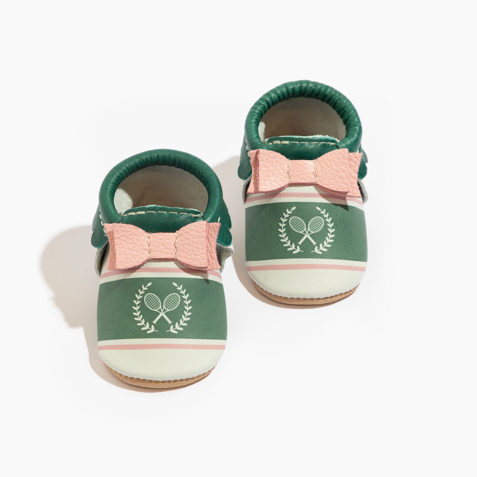 Country Club Bow Baby Shoe Bow Mocc Soft Sole 
