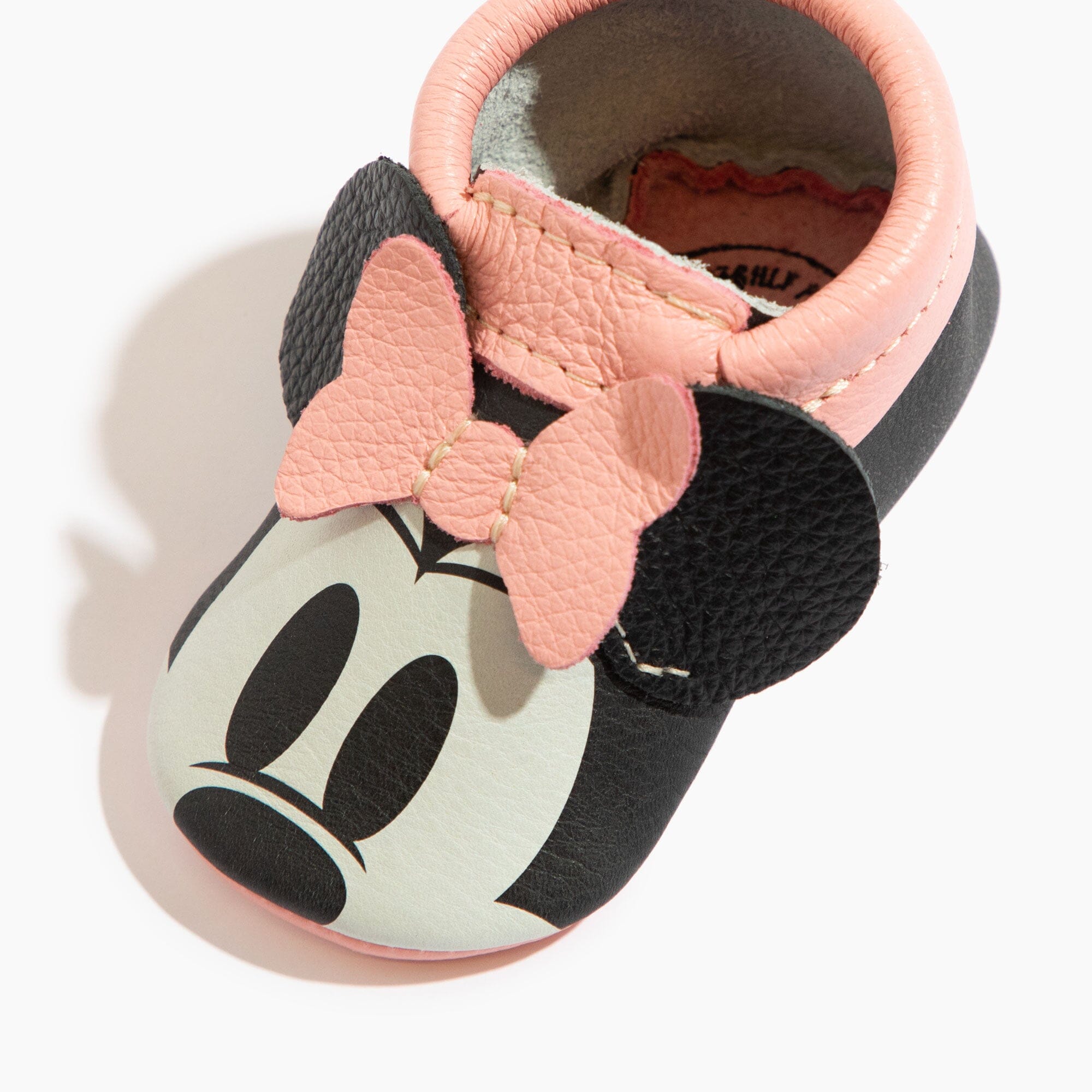 Custom Minnie Ears Baby Shoe Freshly Picked