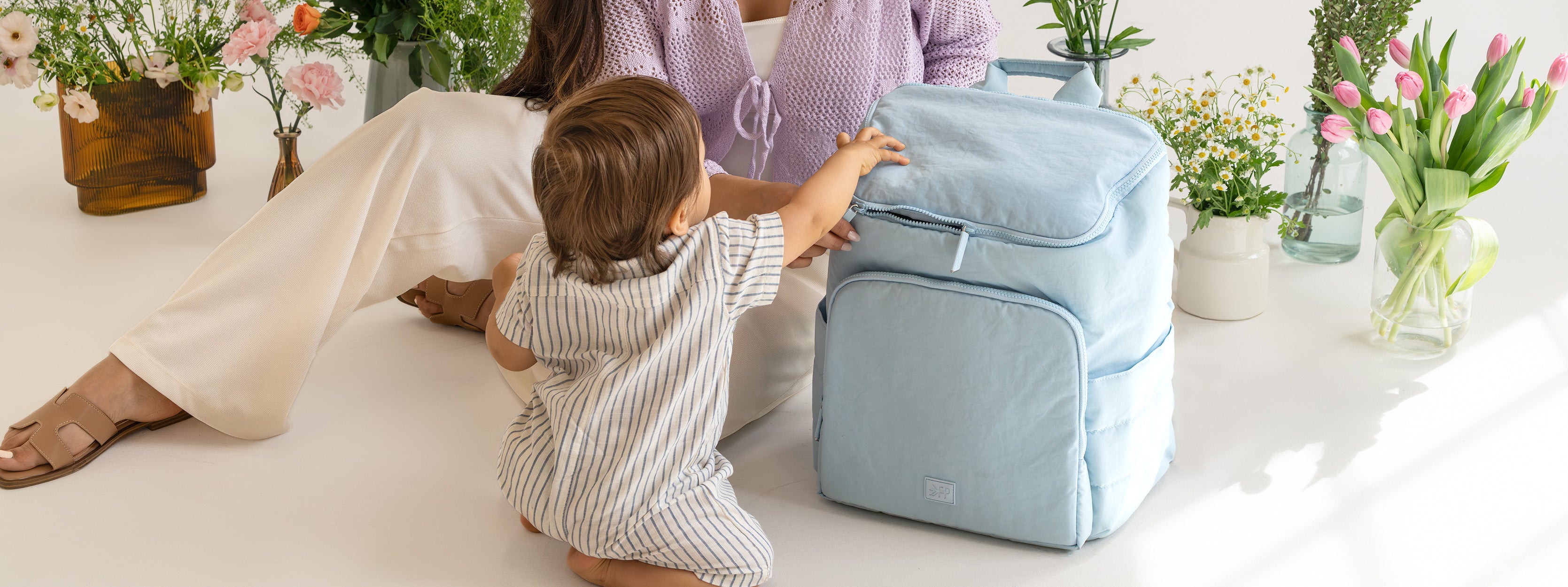 freshly picked mini backpack Aspen Classic Diaper Bag II Fits water bottles with a diameter of up to 2.8 inches Freshly Picked Minimal Diaper Bag