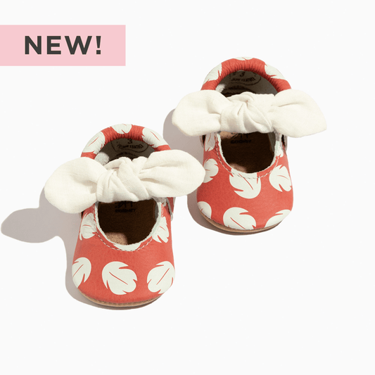 Disney Lilo Knotted Bow Baby Shoe Knotted Bow Mocc Soft Sole 