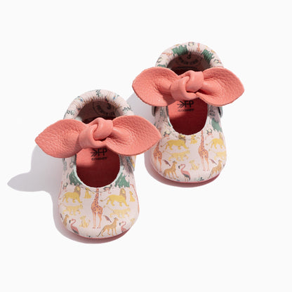 Disney Pride Rock Knotted Bow Baby Shoe Knotted Bow Mocc Soft Sole 