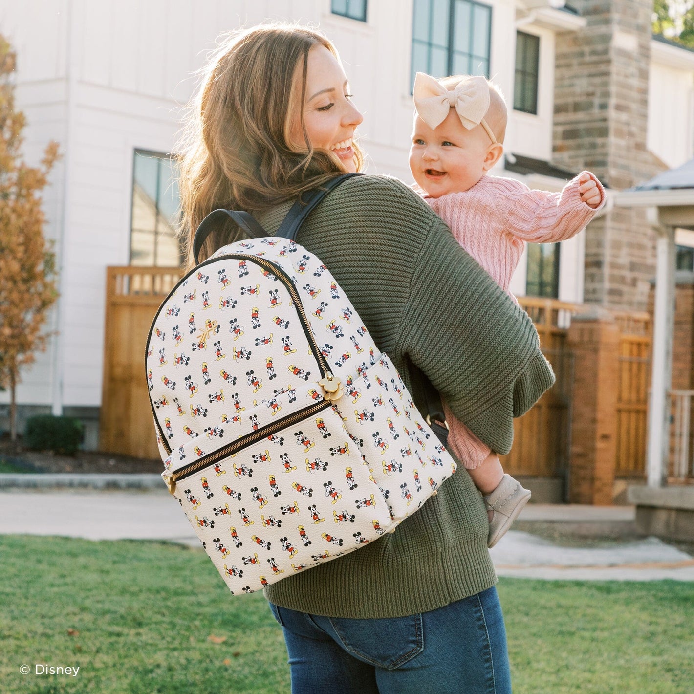 Disney Retro Mickey Mouse Classic City Backpack II Classic City Backpack Diaper Bag 