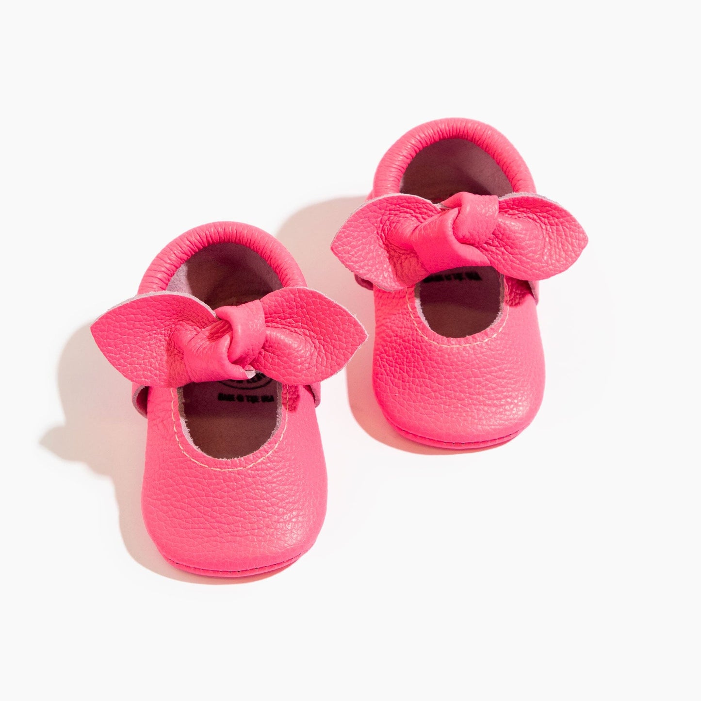 Dreamhouse Pink Knotted Baby Shoe Knotted Bow Mocc Soft Sole 
