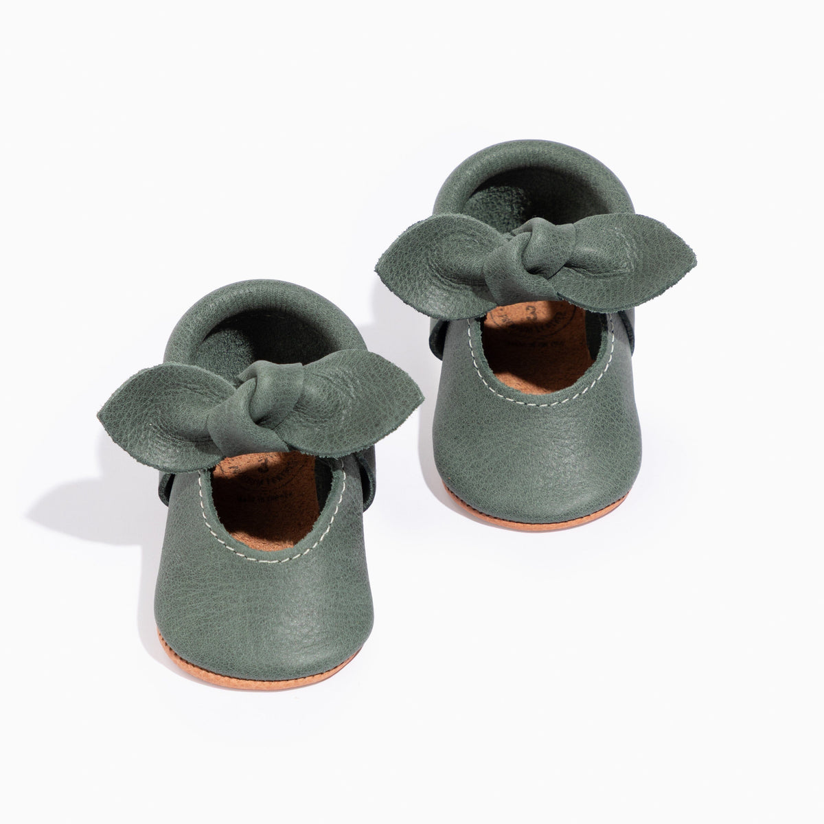 Evergreen Knotted Bow Baby Shoe Knotted Bow Mocc Soft Sole 