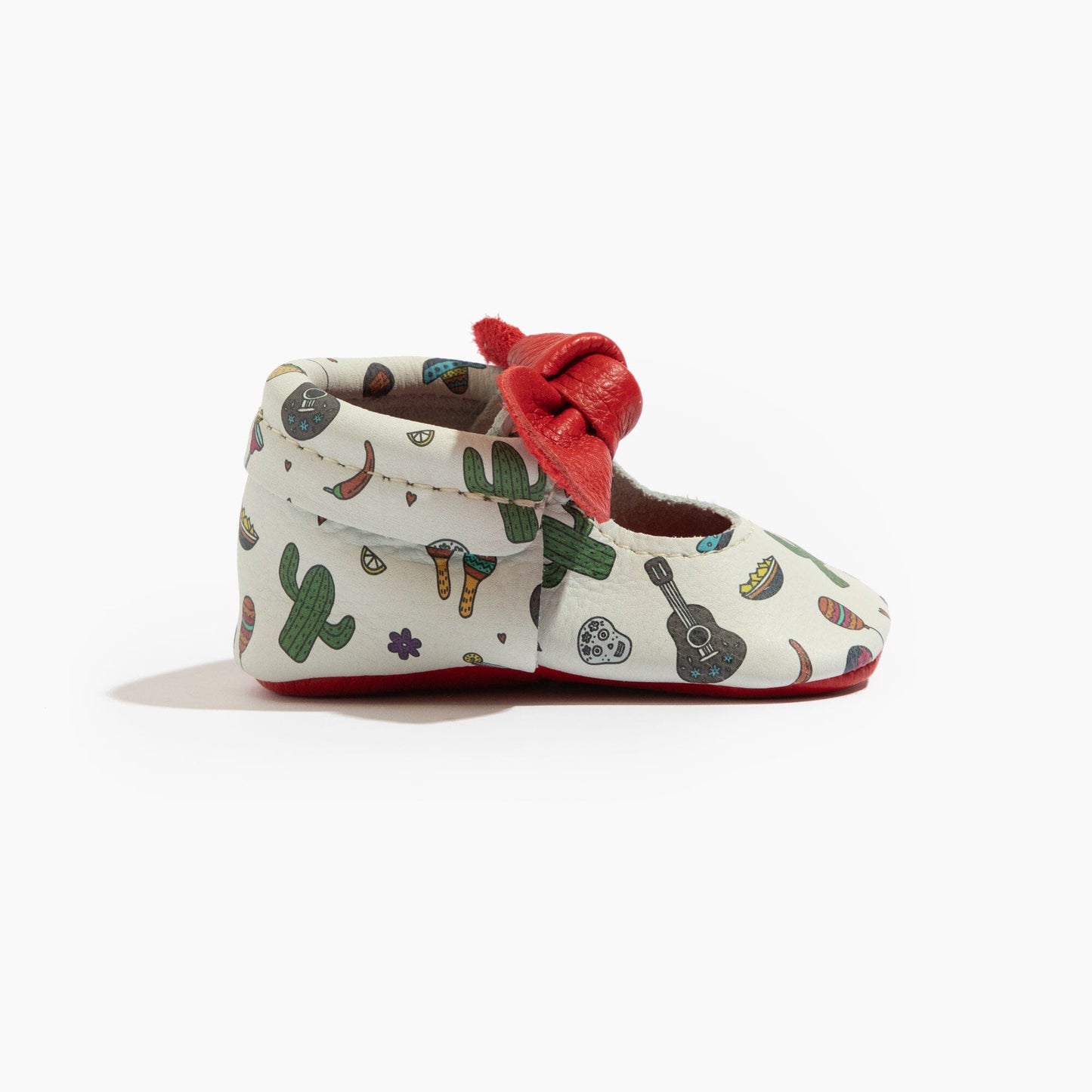 Fiesta Knotted Bow Mocc Moccasin Soft Sole 