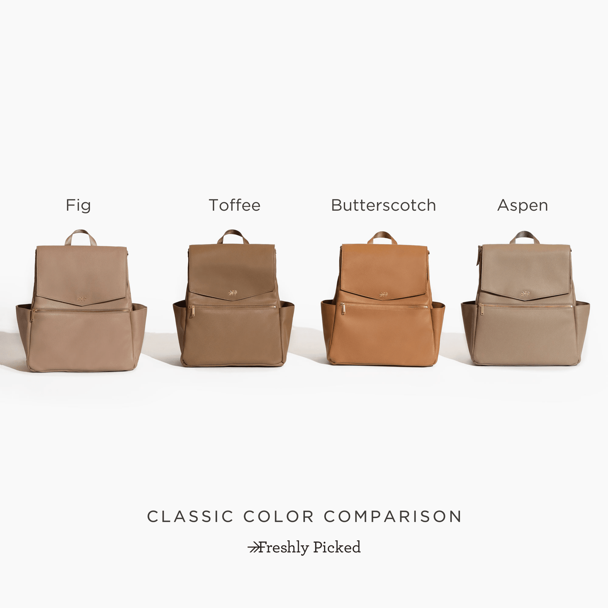 Butterscotch Classic Diaper Bag II Stylish Diaper Bag Backpack Freshly Picked