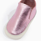 Frosted Rose Slip On Baby Shoe Slip On Soft Sole 