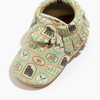 Gone Camping Moccasin Baby Shoe Moccasin Soft Sole 