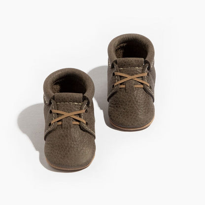 Graphite Oxford Baby Shoe Oxford Soft Sole 