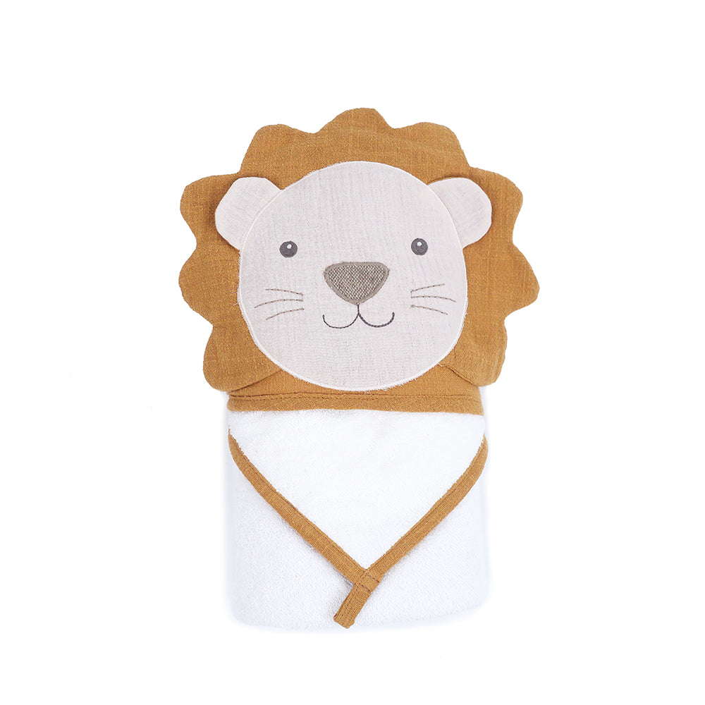 Petit Lion Towel and Washcloth Set