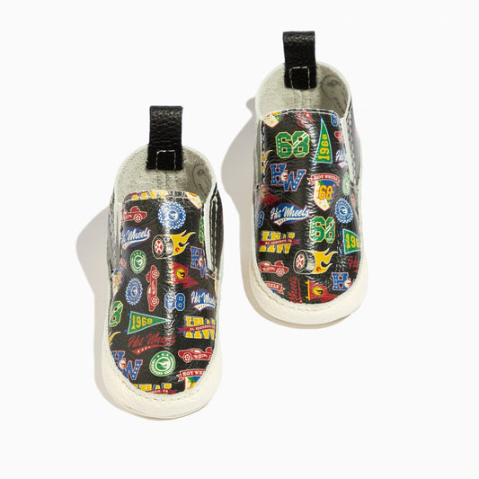 Hot Wheels™ Varsity Slip On Baby Shoes Slip On Soft Sole 