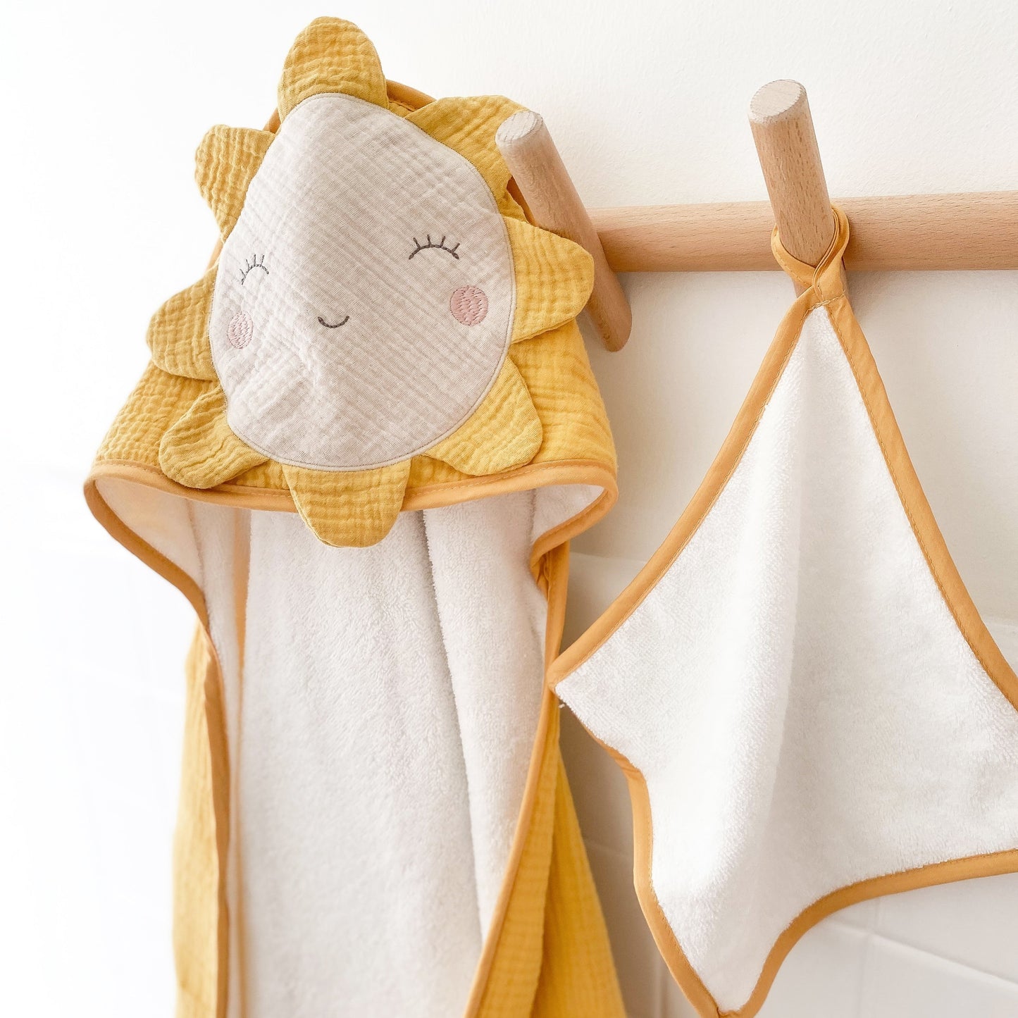 Petit Sun Towel and Washcloth Set