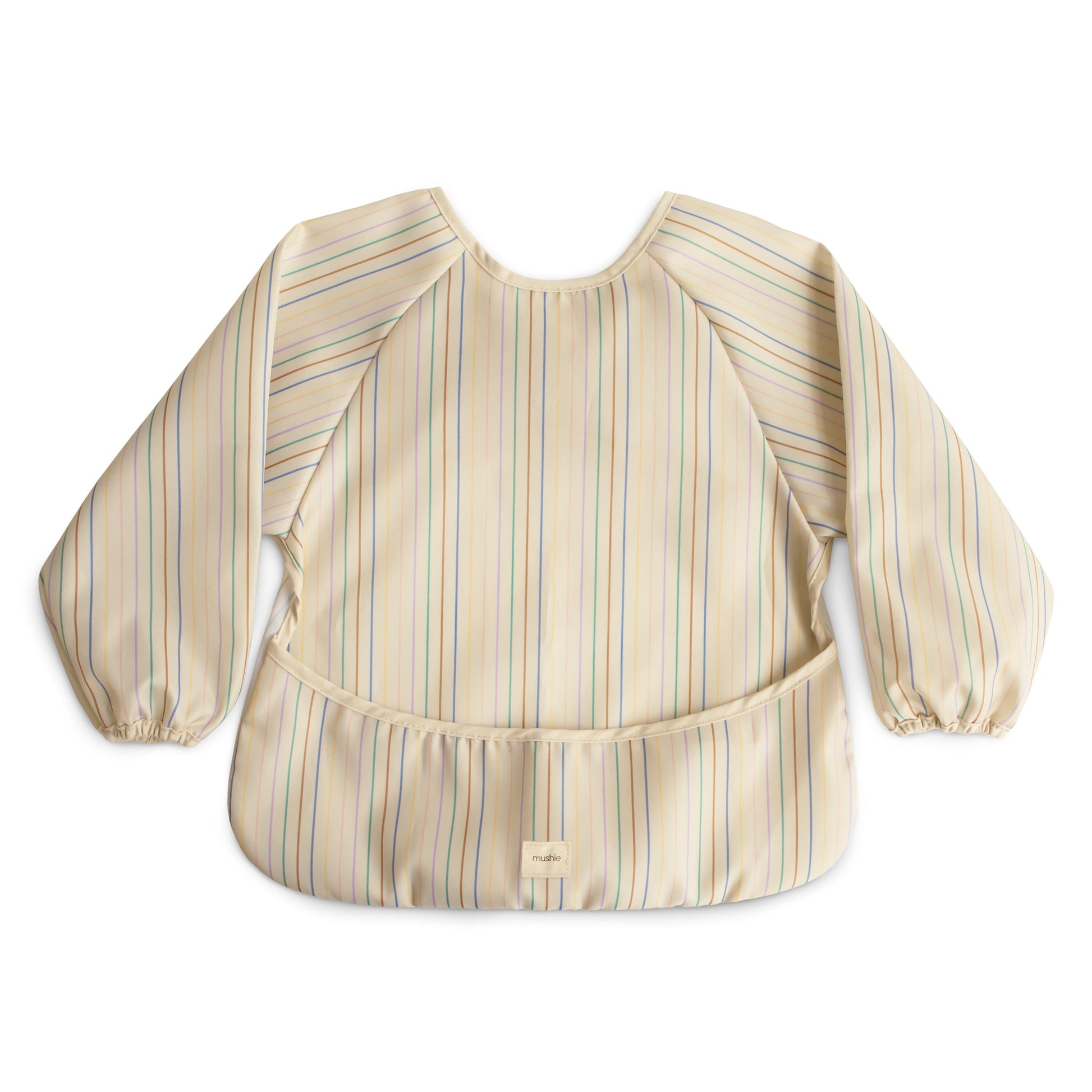 Long Sleeve Bib Long Sleeve Bib Mushie Retro Stripes 