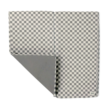 Checker Pepper Organic Cotton Mat