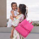 Hot Pink Mini Classic Diaper Bag II Mini Classic Diaper Bag II Diaper Bag 