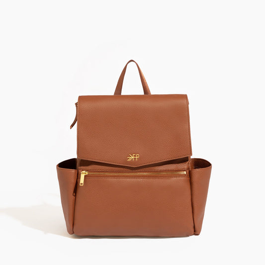 Cognac Mini Classic Bag II Mini Classic Diaper Bag II Diaper Bag 