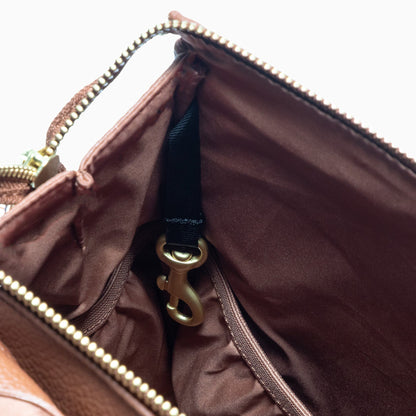 Cognac Mini Classic Bag II Mini Classic Diaper Bag II Diaper Bag 