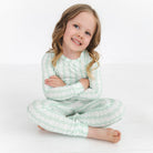 Mint Meadows Bamboo Toddler Pajama Set Motette 