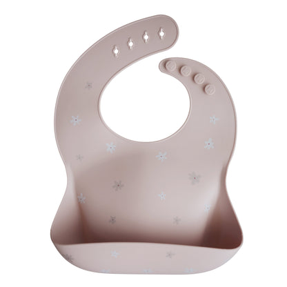 Silicone Baby Bib Silicone Bib Mushie Daisy 