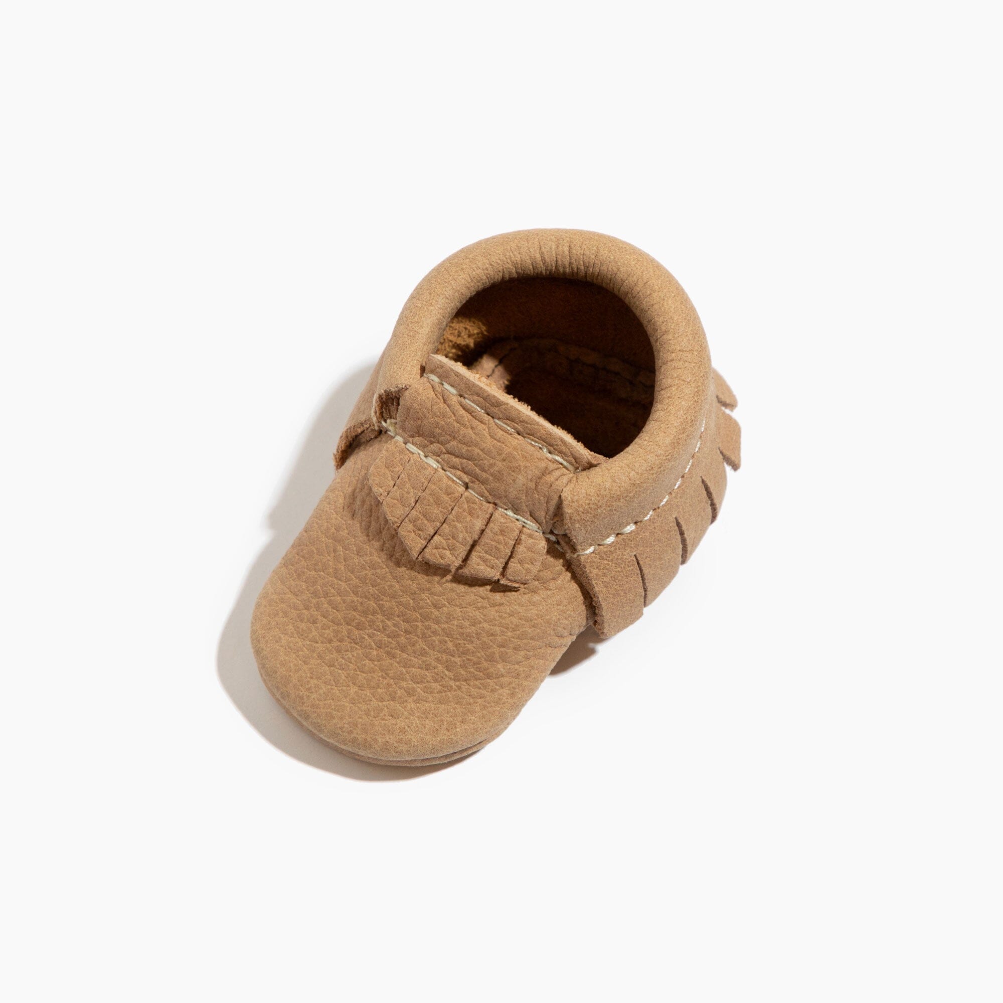 Newborn Weathered Brown Moccasin Baby Shoe Moccasin Newborn 