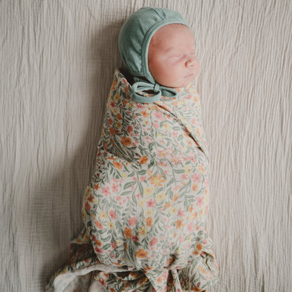 Organic Cotton Muslin Swaddle Blanket